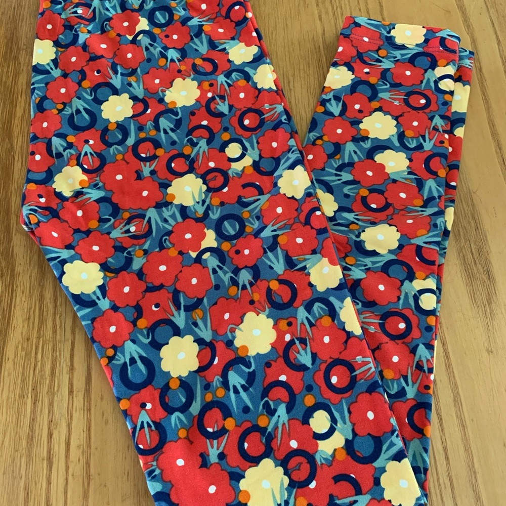 LuLaRoe Leggings OS 3 pair
